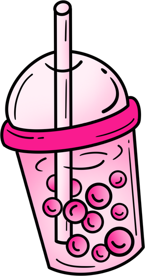 Pink Bubble Tea